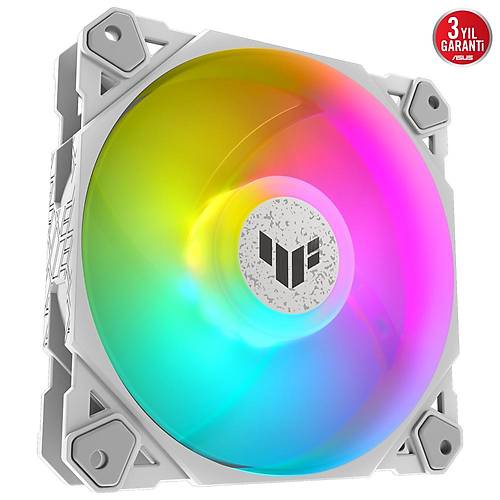 Asus Tuf Tf120 Gaming Sogutucu Kasa Radyator Fani Beyaz Adreslenebilir Argb 120Mm