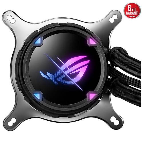 Asus Rog Strix LC II 240 Aura Sync 240mm Intel/Amd lemci Sv Soutucu ROG-STRIX-LC-II-240