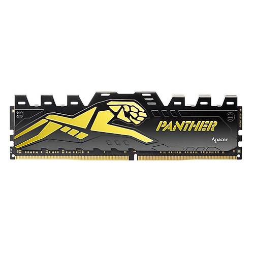 Apacer Panther Black-Gold 16GB (1x16GB) 3000Mhz CL16 DDR4 Gaming Ram (EK.16G2Z.GJC)