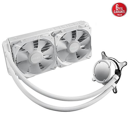 Asus Rog Strix LC II 240 ARGB White Aura Sync 240mm Sv Soutucu ROG-STRIX-LC-II-240-ARGB-WHITE