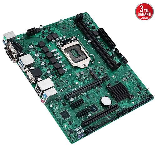 ASUS PRO H510M-C/CSM 2933Mhz M.2 HDMI DP DVI mATX 1200p