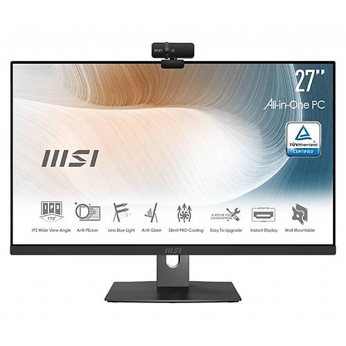 MSI MODERN AM271P 11M-021XTR  AIO i7-1165G7 16GB 512GB SSD 27" FDOS