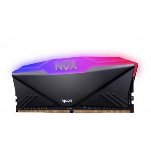 Apacer Nox RGB 16GB (2x8GB) 3200MHz CL16 DDR4 Gaming Ram (AH4U16G32C28YNBAA-2)