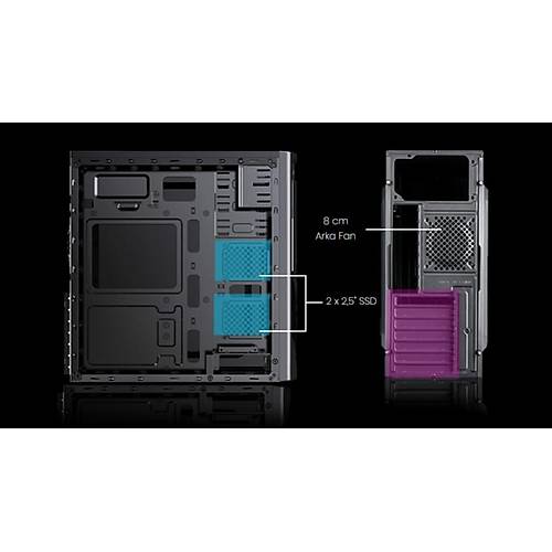 VENTO VS115F 350W MIDI TOWER ATX KASA