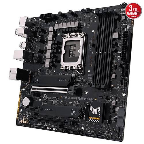 Asus TUF Gaming B760M-PLUS DDR4 5333mhz(OC) RGB M.2 mATX 1700p Anakart