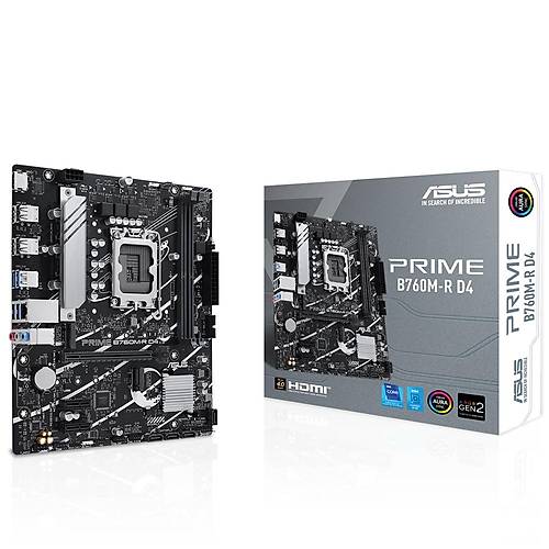 ASUS PRIME B760M-R D4 INTEL B760 SOKET 1700 DDR4