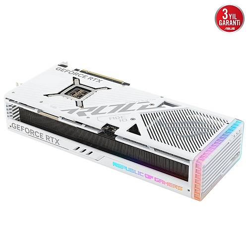 Asus Rog Strix RTX 4090 White OC Edition 24GB GDDR6X 384Bit Nvidia Ekran Kart ROG-STRIX-RTX4090-O24G-WHITE