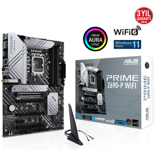 ASUS PRIME Z690-P WIFI 6000Mhz(OC) DDR5 HDMI M.2 ATX 1700p