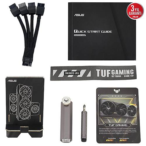 Asus TUF Gaming GeForce RTX 4090 OC Edition 24GB GDDR6X 384Bit Nvidia Ekran Kartı TUF-RTX4090-O24G-GAMING