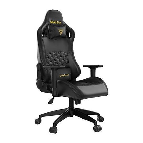 GAMDIAS APHRODITE EF1 Ergonomik Tasarm 2D Siyah Oyuncu Koltuu