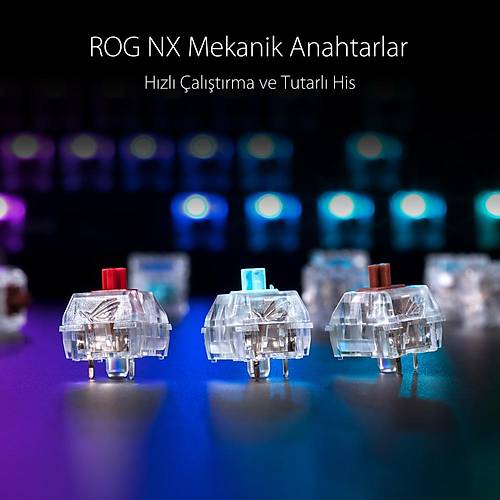 Asus Rog Strix Scope RGB NX Red Switch Mekanik Gaming Klavye (ROG-STRIX-SCOPE-NX)