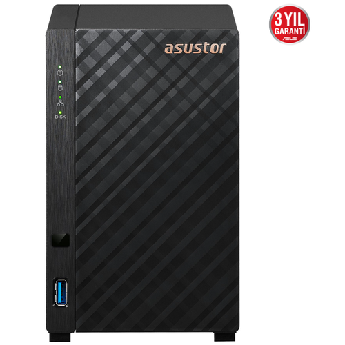 ASUSTOR AS1102T 2 SLOT 1GB DDR4 3.5" NAS DEPOLAMA NTES