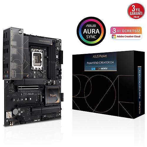 Asus ProArt B760 Creator DDR4 5333mhz(OC) RGB M.2 ATX 1700p Anakart