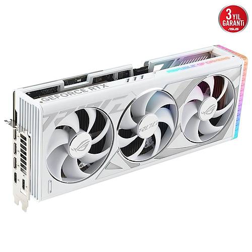 Asus Rog Strix RTX 4090 White OC Edition 24GB GDDR6X 384Bit Nvidia Ekran Kart ROG-STRIX-RTX4090-O24G-WHITE