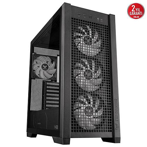Asus Tuf Gaming GT302 ARGB Tempered Glass USB 3.2 Type-C E-ATX Mid Tower Siyah Kasa
