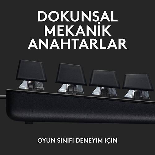 Logitech G413 Se Aydinlatmali Tam Boyutlu Trke Q Mekanik Oyun Klavyesi - Siyah 920-010556