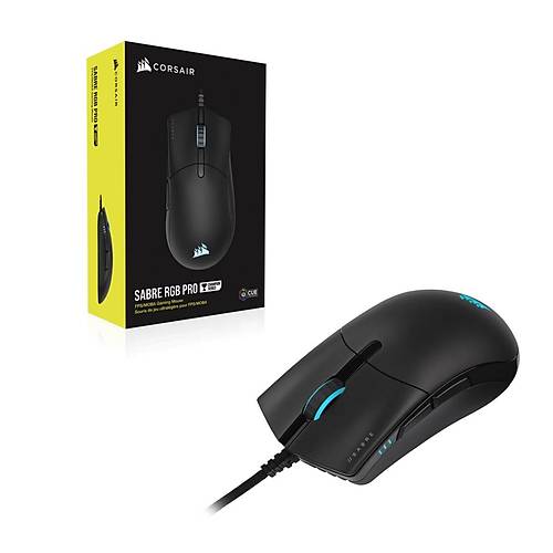 Corsair Ch-9303111-Eu Sabre Rgb Pro Champion 18.000 Dpi Optik Sensr Siyah Gaming Mouse