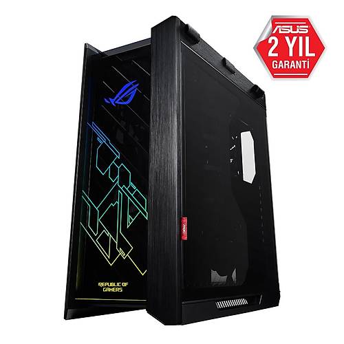 Asus Rog Strix GX601 Helios Tempered Glass RGB Siyah USB 3.0 ATX Mid Tower Kasa
