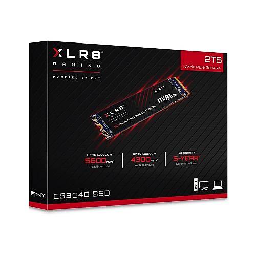 2TB PNY XLR8 CS3040 5600/4300 NVMe PCIe M.2 SSD