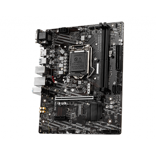 MSI H410M-PRO DDR4 2933MHz VGA DVI HDMI USB 3.1 mATX 1200p