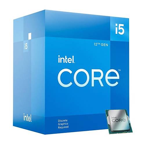 Intel Core i5 12400F 4.40Ghz 6 ekirdek 18MB 1700p 10nm lemci