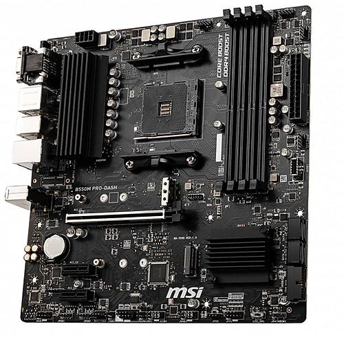 MSI B550M PRO-VDH Wi-Fi DDR4 4400(OC) HDMI mATX AM4
