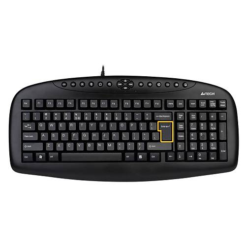 A4 TECH KB-21 Q KLAVYE USB SYAH