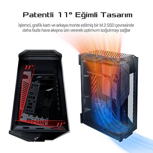 ASUS ROG Z11 3x120mm FANLI USB3.2 MINI TOWER OYUNCU KASASI