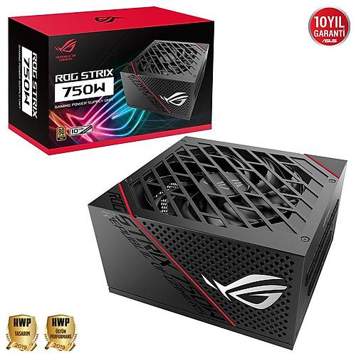 Asus Rog Strix 750w 80 Plus Gold Full Modler 135mm Fanl 10 Yl Garanti G Kayna ROG-STRIX-750G