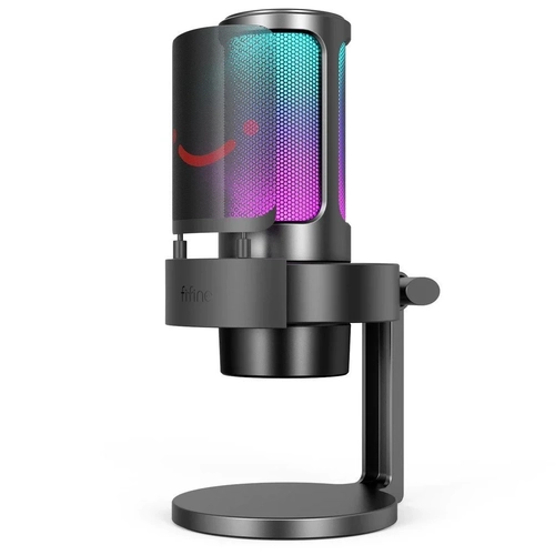 Fifine Ampligame A8 RGB USB Type-C Mikrofon Twitch Youtuber Yaync Oyuncu Bilgisayar Mikrofonu