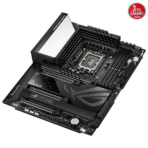 ASUS ROG MAXIMUS Z790 HERO BTF INTEL Z790 LGA1700 DDR5 8000 2xUSB4Thunderbolt HDMI 5x M2 USB3.2 WiFi 7 + BT AURA RGB 2.5Gbit LAN ATX Anakart Arkasna Konumlandrlan Kablo Balantlar Asus A21 Kasalarla Uyumlu