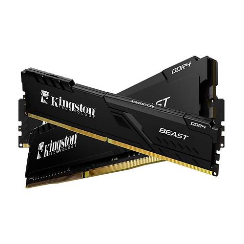 Kingston 16GB (2x8) Beast 3200mhz CL16 DDR4 Gaming Siyah Ram Bellek KF432C16BBK2/16TR