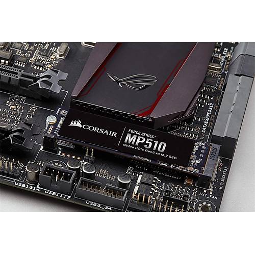 Corsair Cssd-F4000Gbmp510 Force Mp510 Series Gen3 M.2 Ssd 4Tb 3.480Mb/S Okuma Hizi / 2.000Mb/S Yazma Hizi