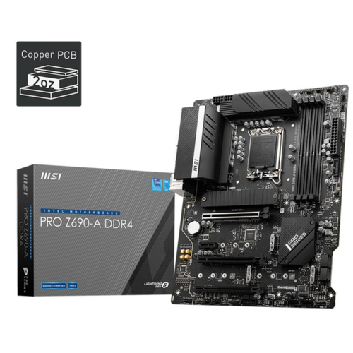MSI PRO Z690-A  DDR4 5200Mhz(OC) HDMI DP M.2 ATX 1700p