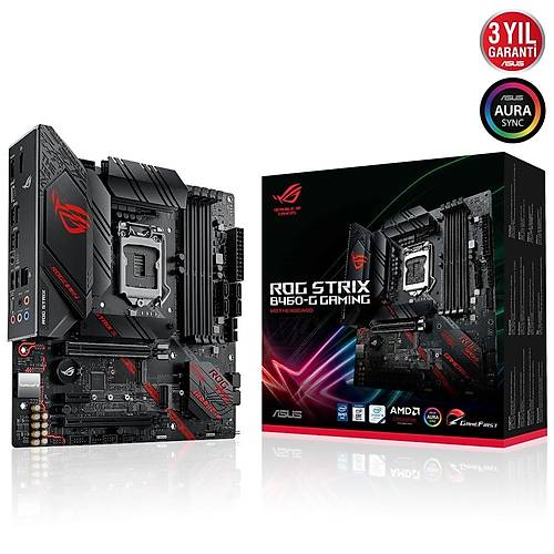 ASUS ROG STRIX B460-G GAMING 2933/2133Mhz mATX 1200p