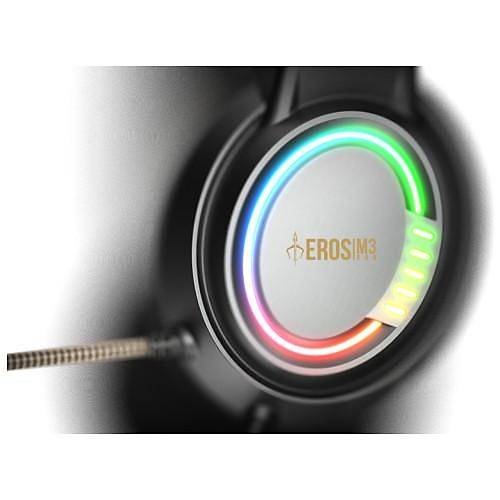 GAMDIAS EROS-M3 RGB Kablolu Gaming Mikrofonlu Kulaklk USB (PC-PS4)