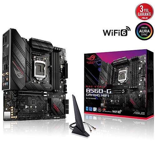 ASUS ROG STRIX B560-G GAMING WIFI 5000Mhz(OC) HDMI DP M.2 ATX 1200p