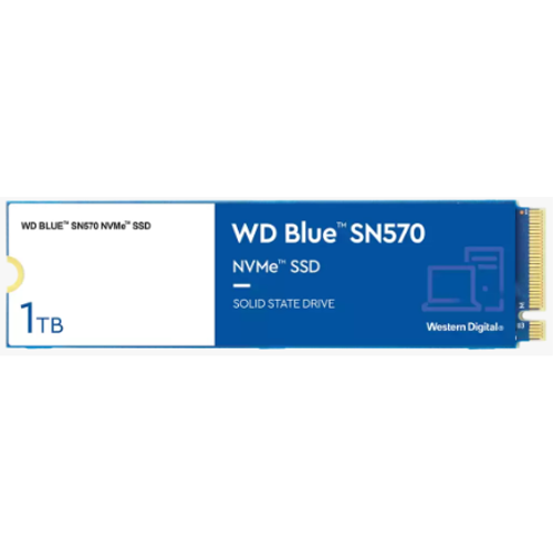 1TB WD BLUE M.2 NVMe SN570 3500/3000MB/s WDS100T3B0C SSD
