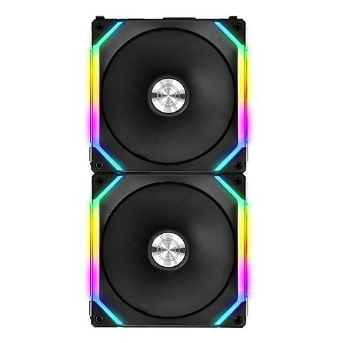 LIAN LI UNI FAN SL140 BLACK 2x140MM RGB KASA FANI