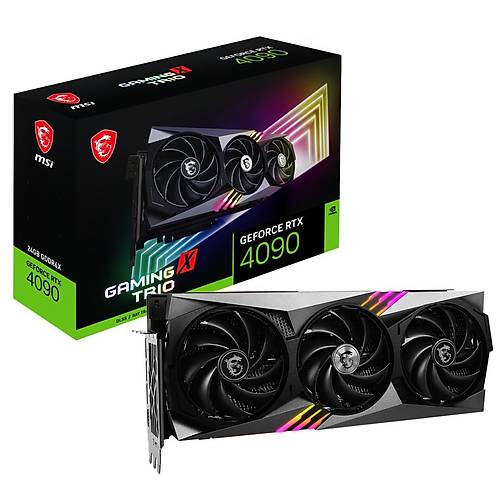 Msi Vga Geforce Rtx 4090 GamingxTrio 24G Rtx4090 24Gb Gddr6X 384B Dx12 Pcie 4.0 X16 (3Xdp 1XHdmi)