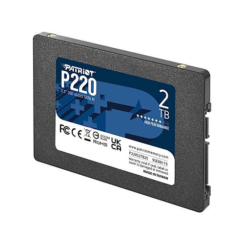 Patriot P220 2TB 550/500MB/s 2.5? SATA3 SSD Disk (P220S2TB25)