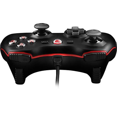 MSI GG FORCE GC20 OYUN KOLU PC/KONSOL/ANDROID 4.1+ DESTEGI 2 MILYON BASIS ANAHTARLAR CIFT TITRESIM MOTORU 2M/30CM ANTROID KABLO USB 2.0