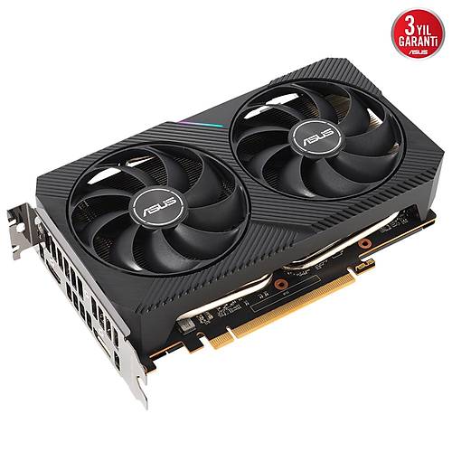 Asus Radeon Dual-Rx6500Xt-O4G 4Gb Gddr6 64Bit 2820Mhz Oc 1XHdmi 1Xdp Ekran Karti