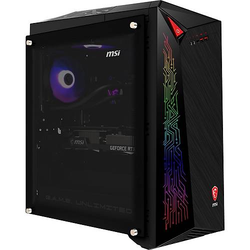 MSI MEG AEGIS TI5 11TE-082EU I9-11900K 128GB DDR4 2TB SSD+3TB HDD RTX3080 GDDR6X 10GB W10PRO SIYAH GAMING PC