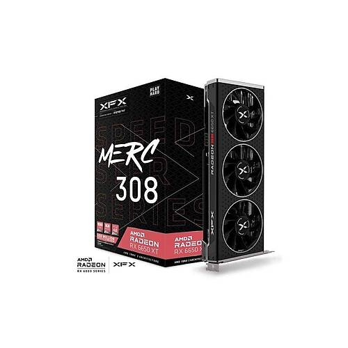 XFX Speedster MERC 308 RX 6650 XT Black Edition 8GB GDDR6 128Bit DX12 Gaming Ekran Kartý RX-665X8TBDY
