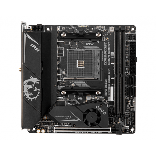 MSI MPG B550I GAMING EDGE WIFI 4600(OC) MITX AM4