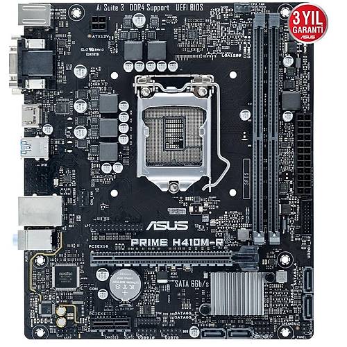 ASUS PRIME H410M-R-SI DDR4 2933/2133 MHz mATX 1200p