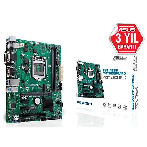 ASUS PRIME H310M-C R2.0 DDR4 2666 USB 3.1 8.NESL