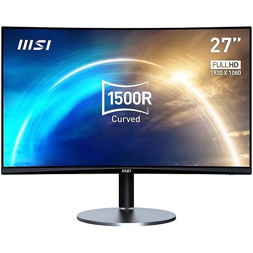 27 MSI PRO MP272C CURVED 1500R 1920X1080 (FHD) VA 75HZ 1MS(MPRT) 16:9 HDMI VGA PRO MONITOR