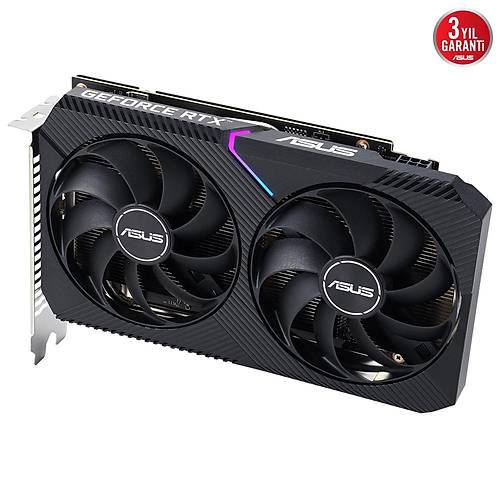 Asus Dual RTX 3050 8GB OC Edition V2 GDDR6 128Bit DX12 Nvidia Ekran Kart DUAL-RTX3050-O8G-V2